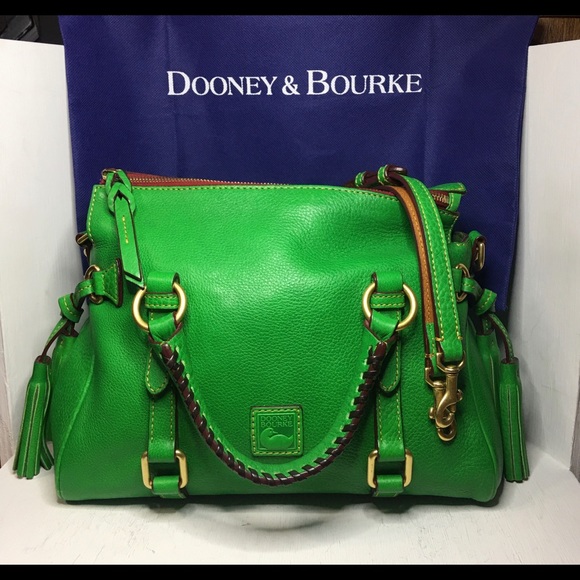 Dooney & Bourke Kelly Green Florentine Mini - Picture 1 of 12